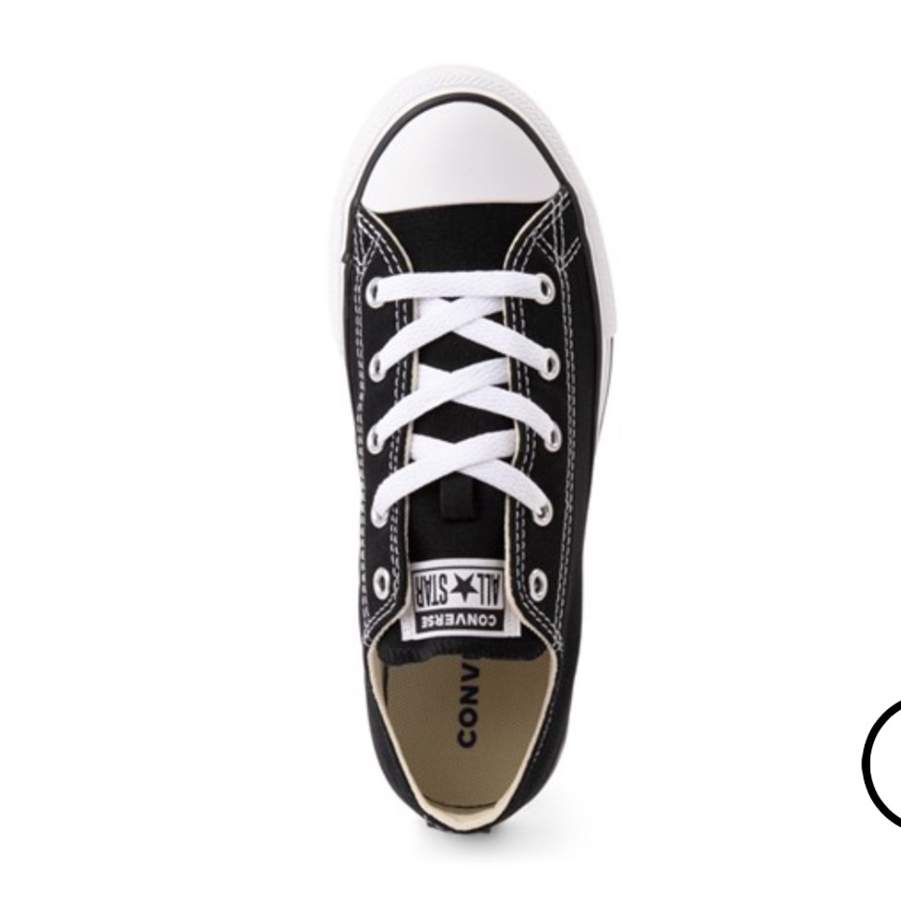 Converse kids like new black/white with box